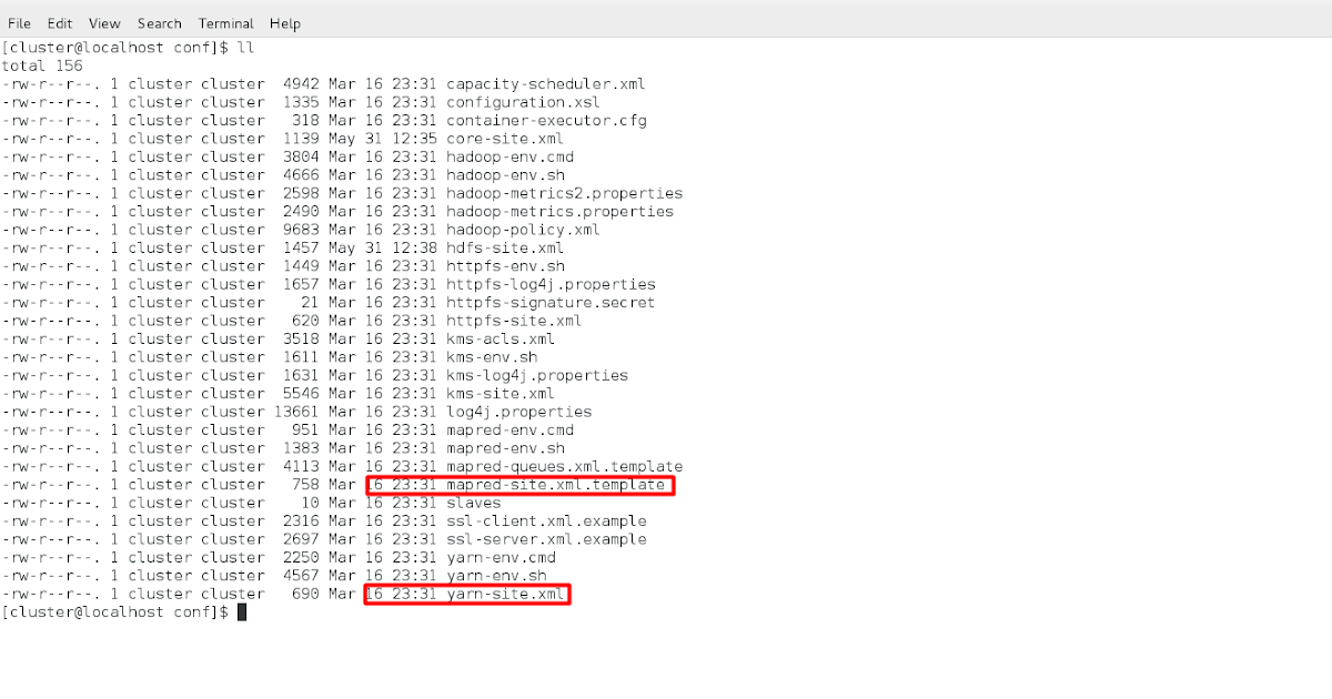 Apache YARN Configuración