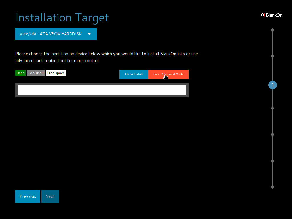 Install target