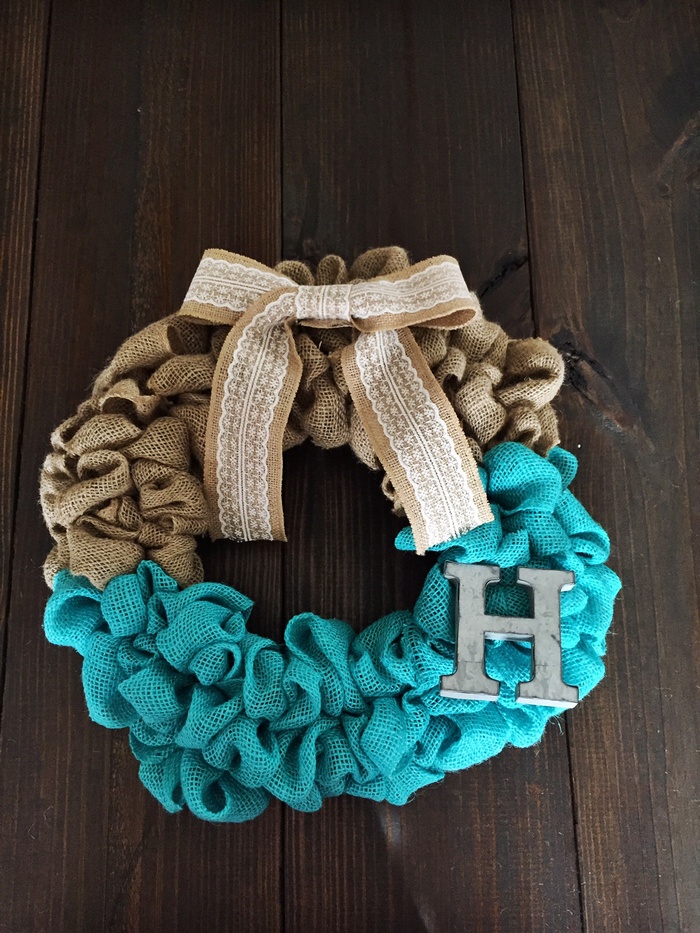 {DIY Burlap Wreath} HALL AROUND TEXAS