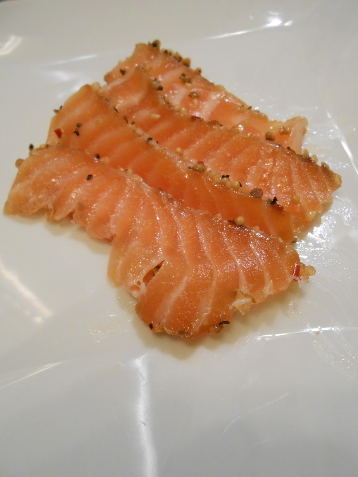 Eat cook and love Gravlax de saumon aux épices à steak