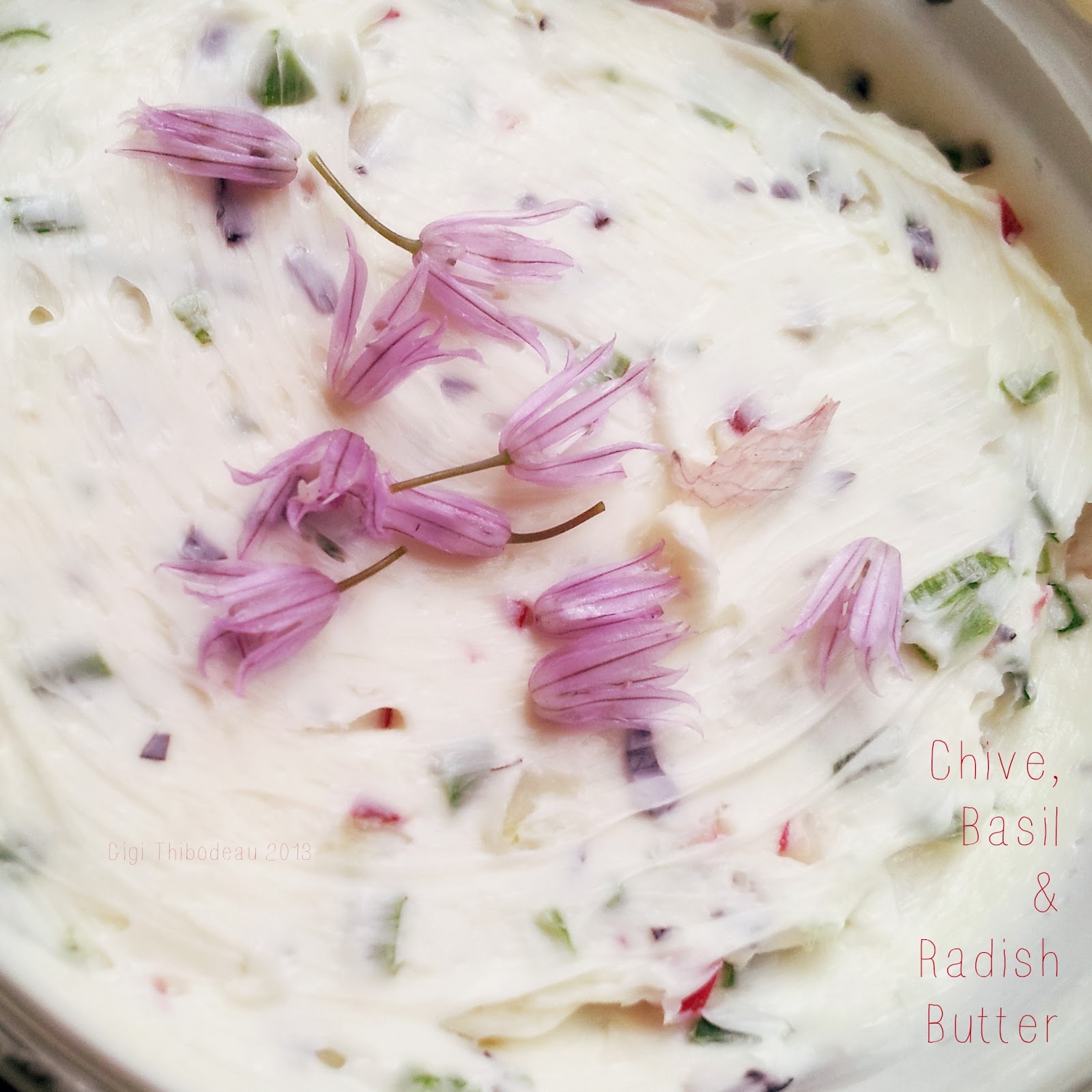 The Magpie's Fancy Chive, Basil & Radish Butter