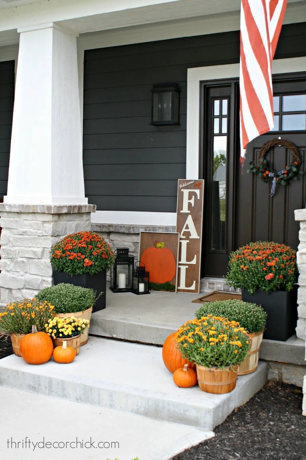 DIY fall signs for front porch