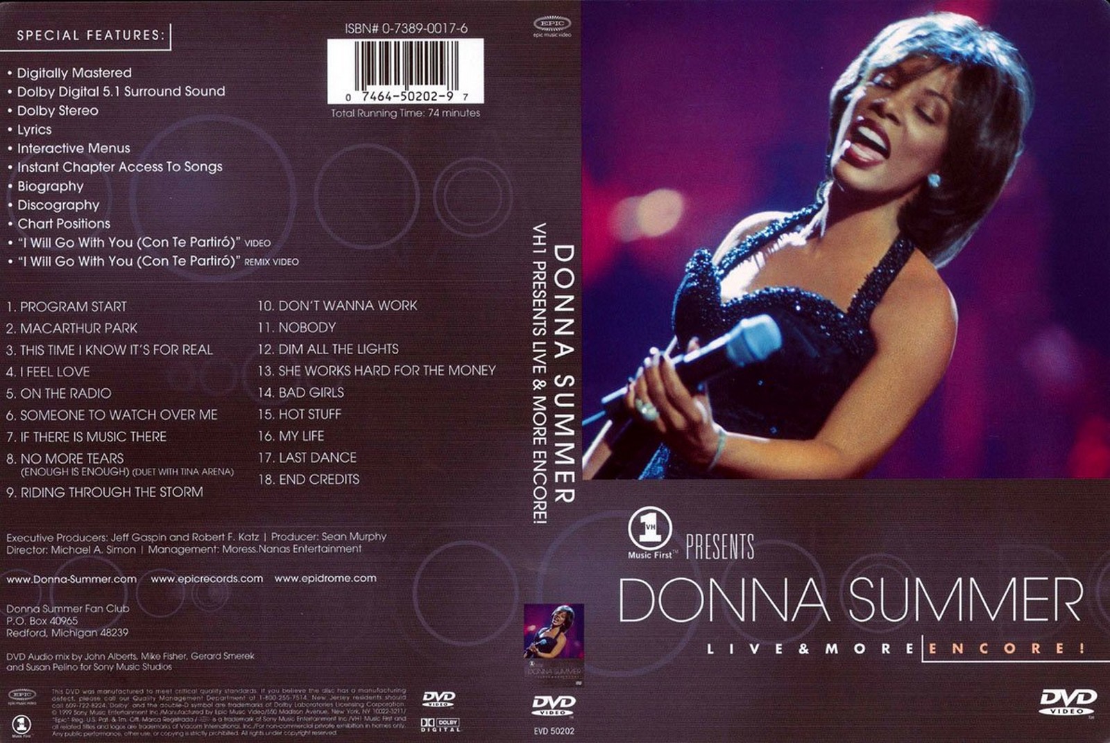 Cinema Jr. DONNA SUMMERLIVE & MORE