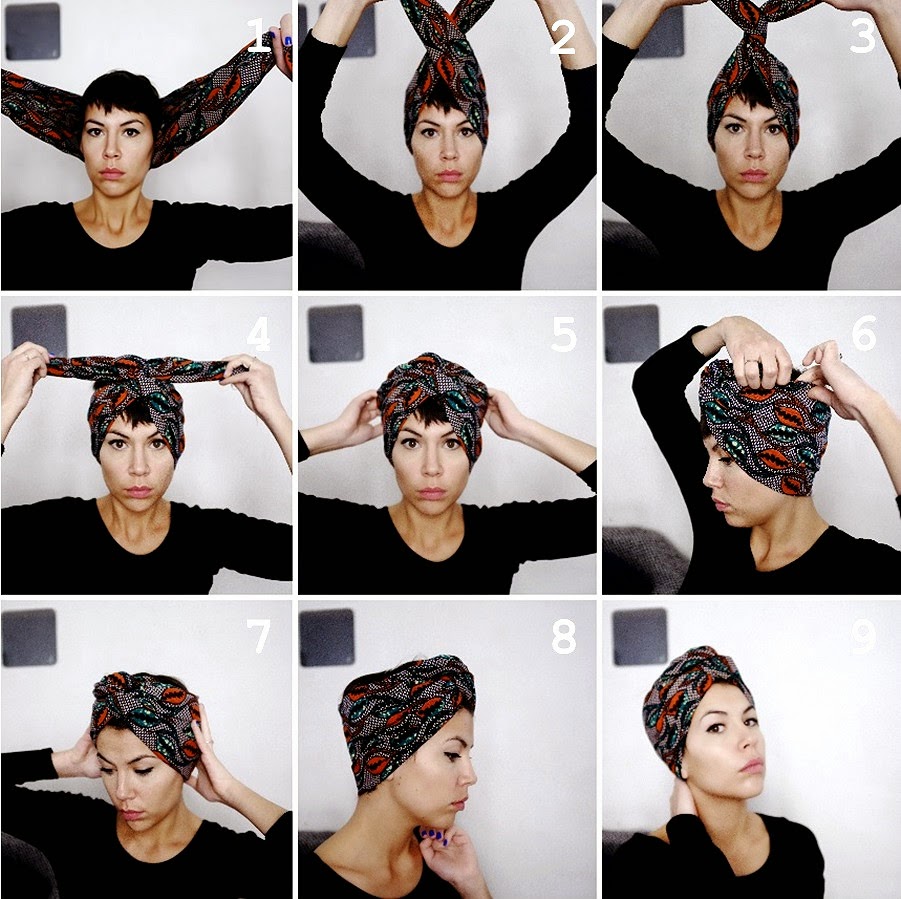 Tutorial Comment Nouer Un Turban Comment Nouer Echarpe Sur La Tete