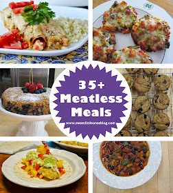 35+ Easy Meatless / Vegetarian Meals and Recipes for Lent - www.sweetlittleonesblog.com