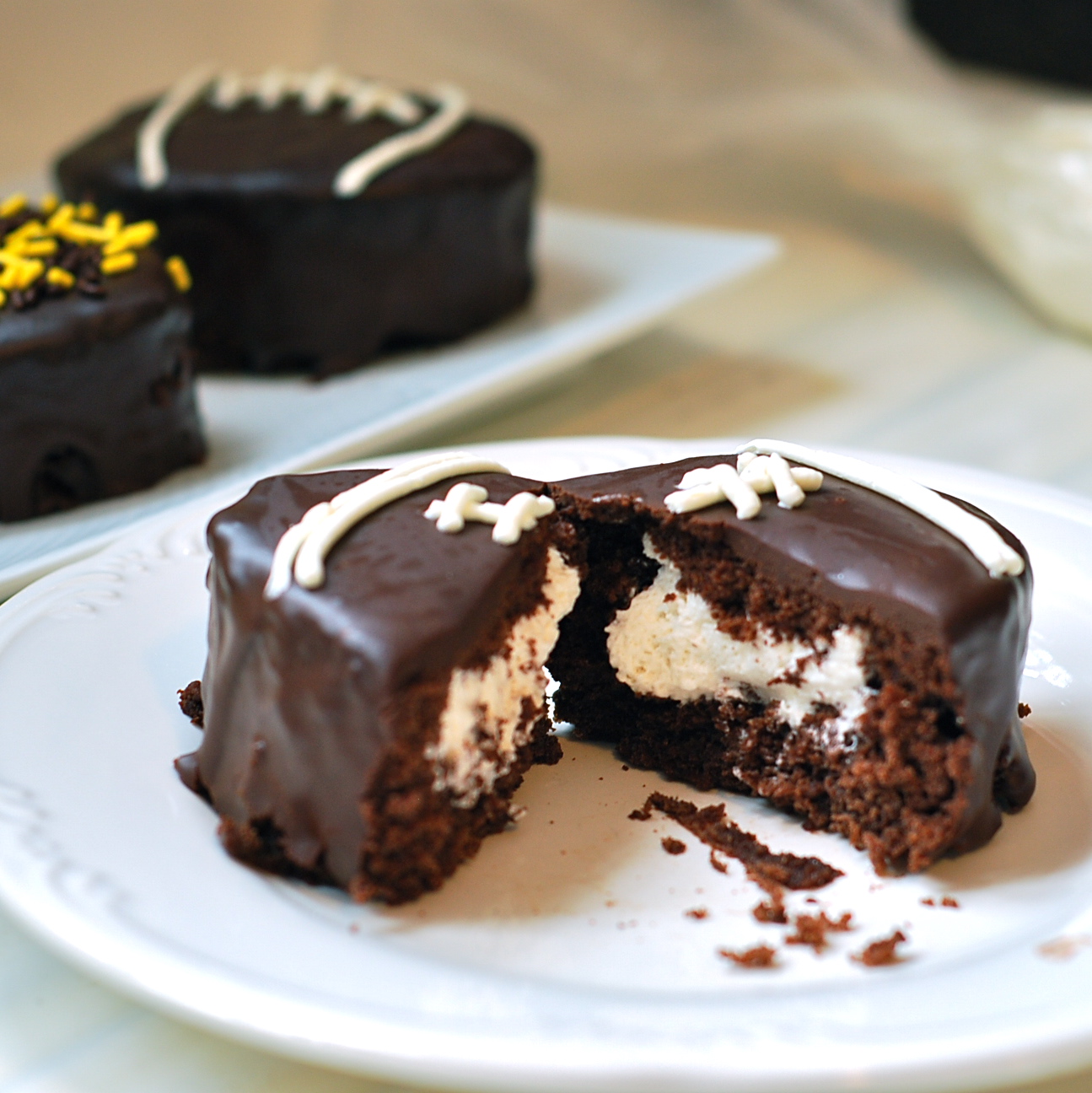 marzipan Homemade Ring Dings, Ding Dongs, King Dons...