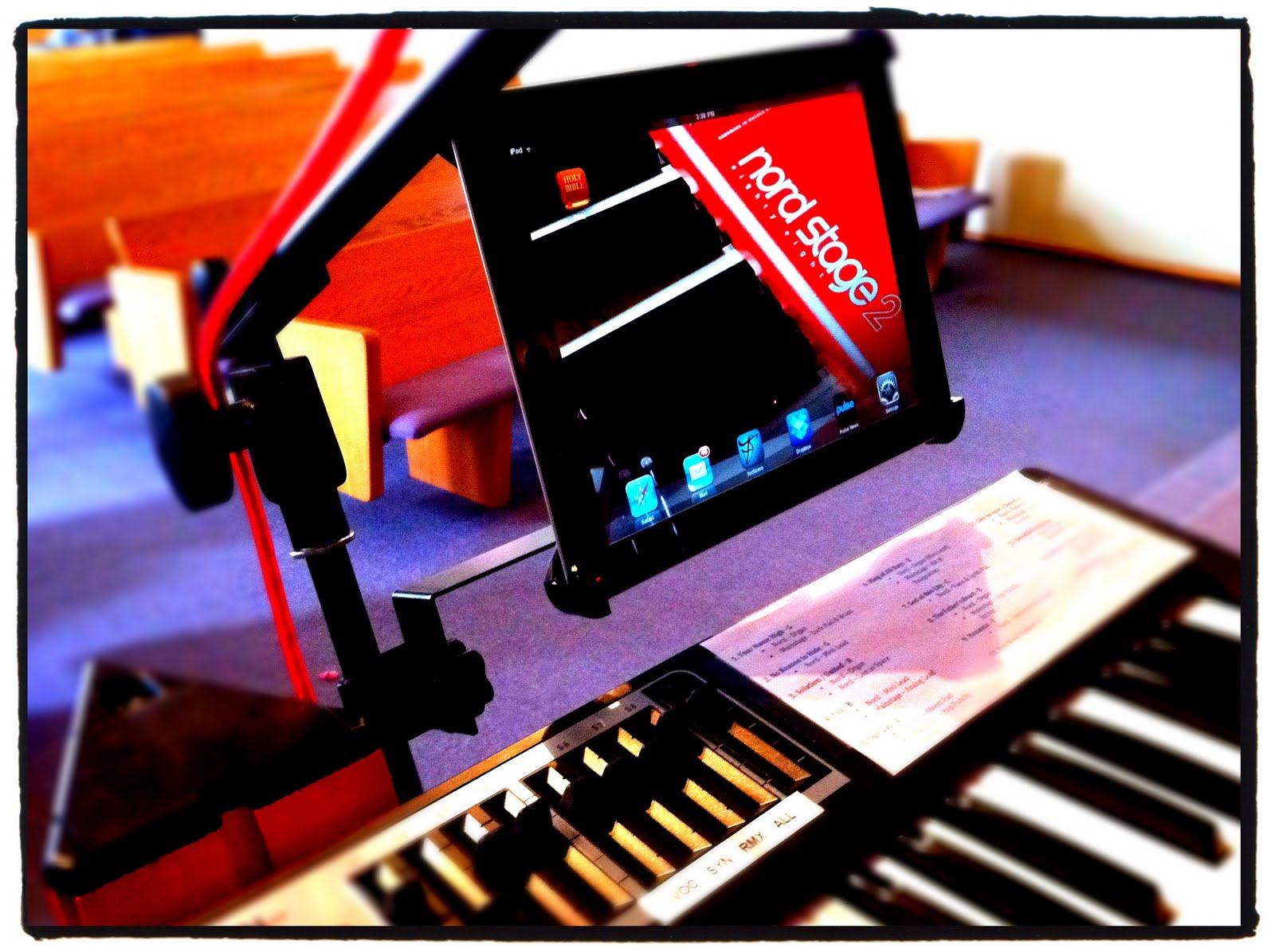 A MERGING OF 2 PASSIONS WORSHIP & TECHNOLOGY My Keyboard Rig