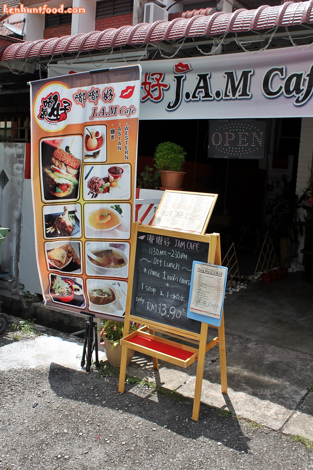 Ken Hunts Food J.A.M Cafe Sungai Dua, Penang.