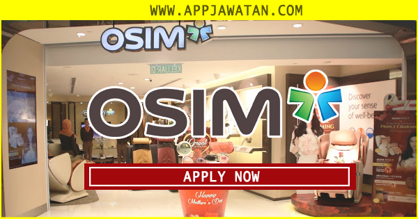 Jawatan Kosong di OSIM (M) Sdn Bhd