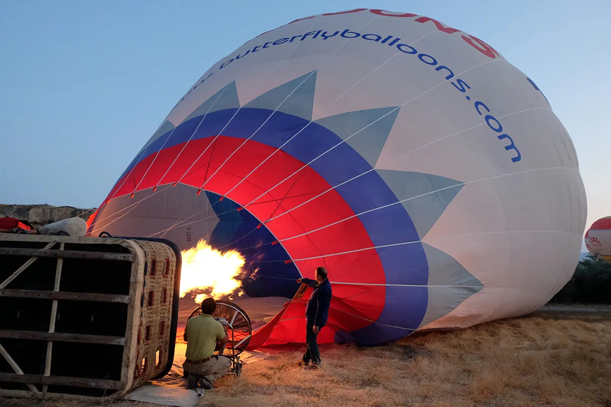 Naik balon udara Cappadocia