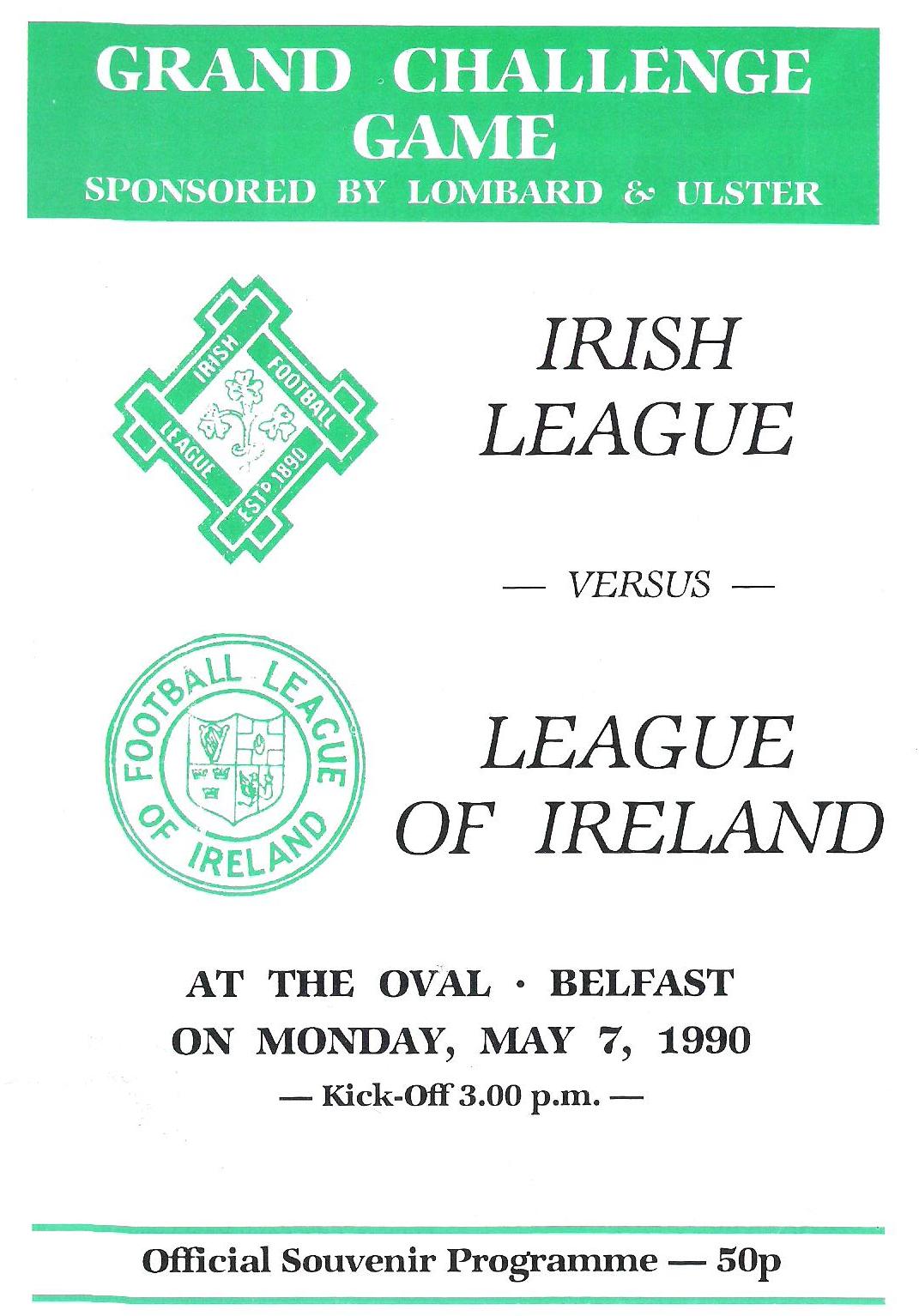 Irish League Footballing Greats Irish League Representative Match