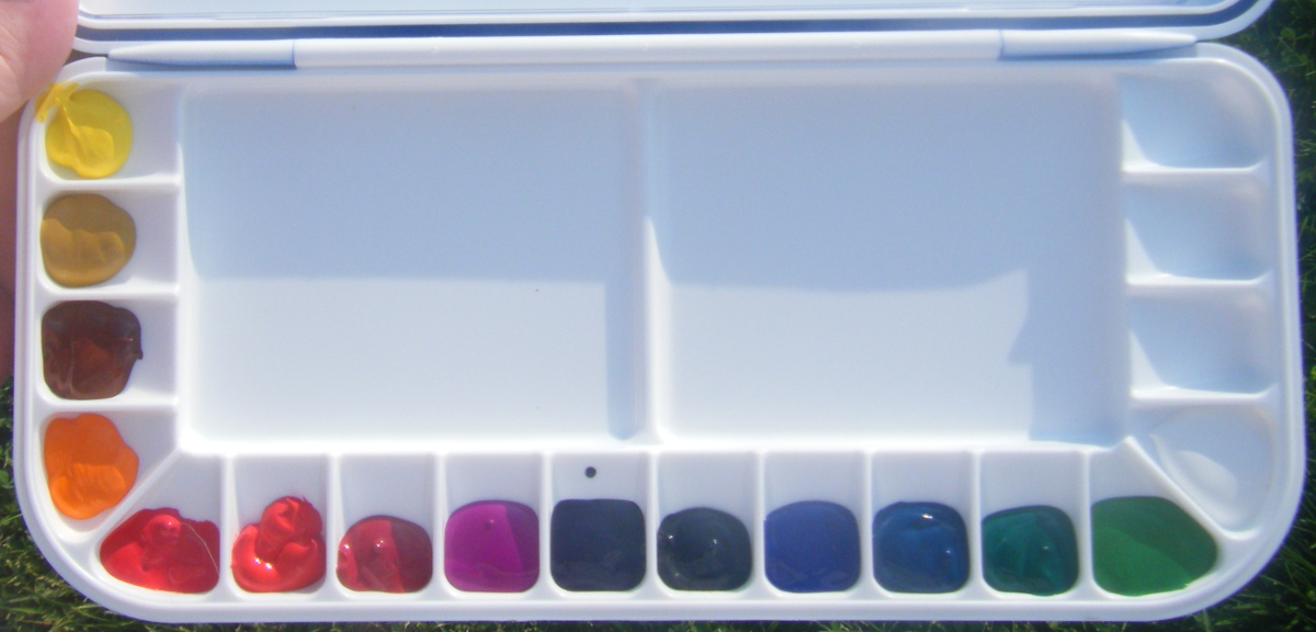 Tim and Art Gouache Palettes and Paint Storage