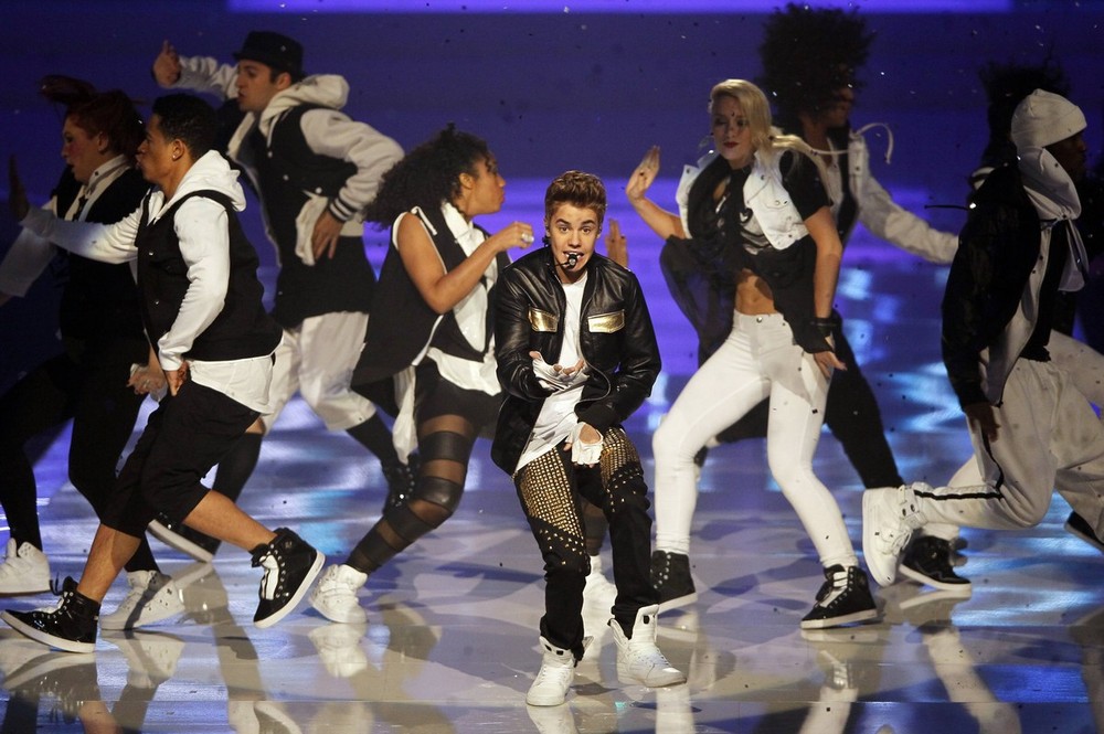 During the performance. During the performance