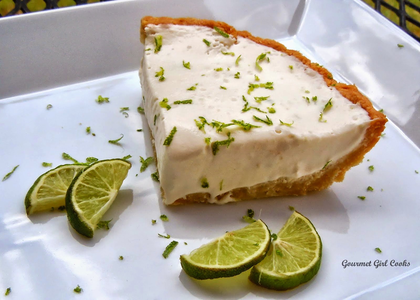 Gourmet Girl Cooks Key Lime Pie w/ Almond Coconut Crust (Made with GGC