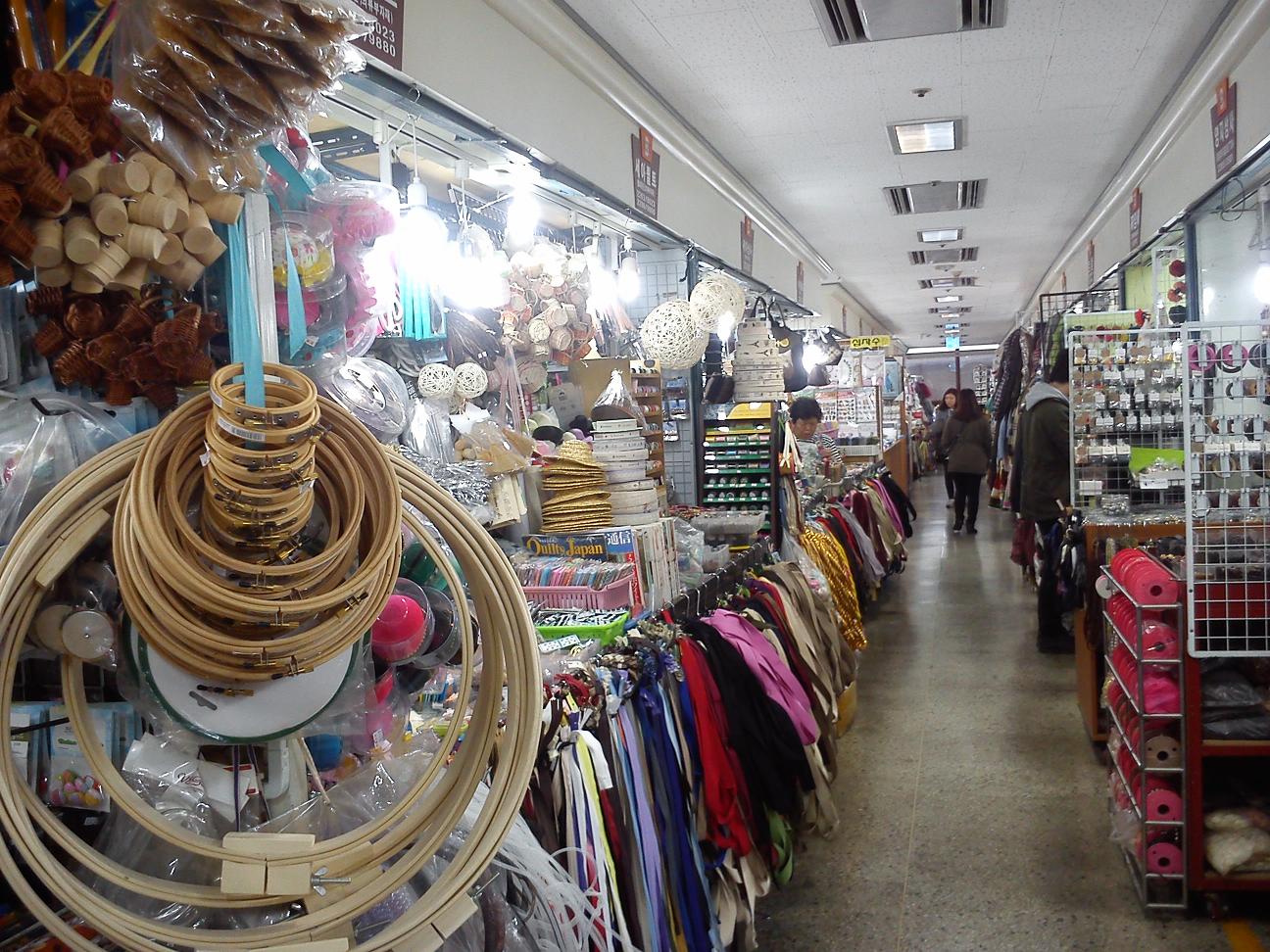 Emma Bell Fabric Sourcing in the Magical Markets of Seoul!