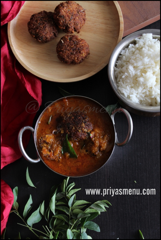 Priya's Menu Yum Yum Yummy food for Food lovers Vazhaipoo Vadai