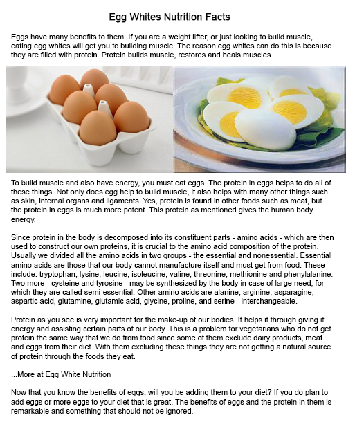 Egg for build muscles Th3top