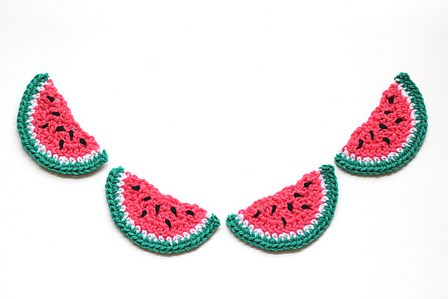 Fiber Flux: Watermelon! 10 Sweet Crochet Patterns...