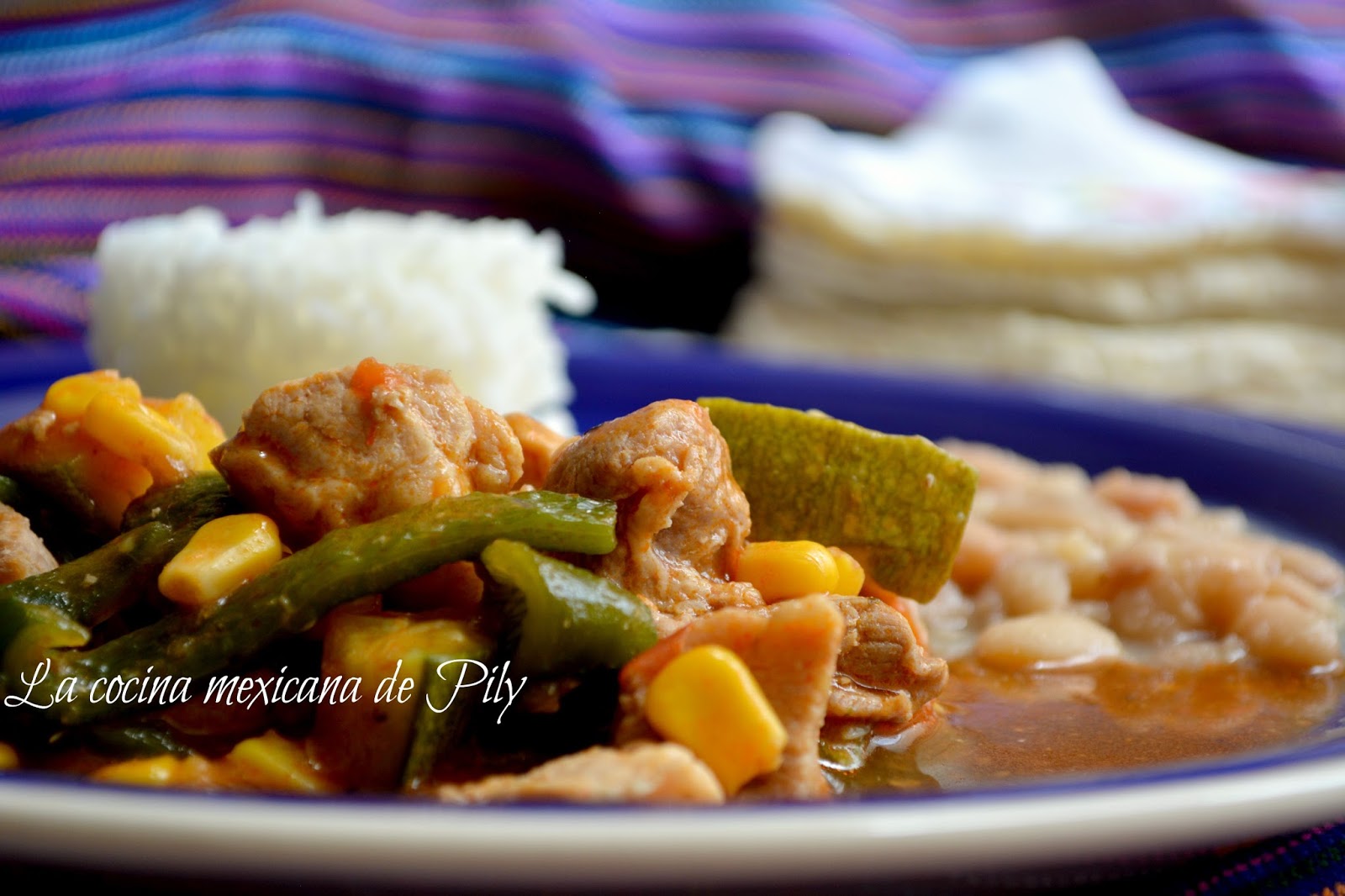 Carne de cerdo con calabacitas | La Cocina Mexicana de Pily