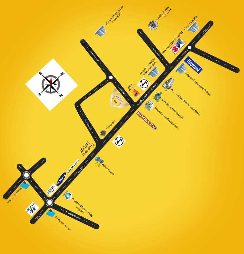 VIP HOUSING AND VIP CITY IVORY ESTATE PREMIUM VILLA PLOTS KANCHIPURAM