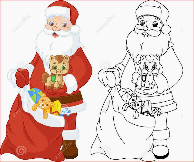 Santa Claus christmas coloring.filminspector.com