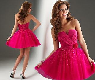 Awesome Fashion 2012: Awesome Magenta Party Dresses 2012