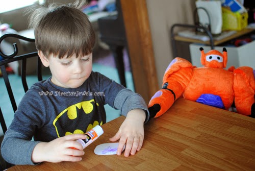 Disney Big Hero 6 Baymax Easy DIY Toddler Craft Paper Bag Puppet Tutorial