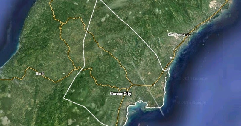 Carcar City Cebu Map List Of 15 Barangays In Carcar City, Cebu