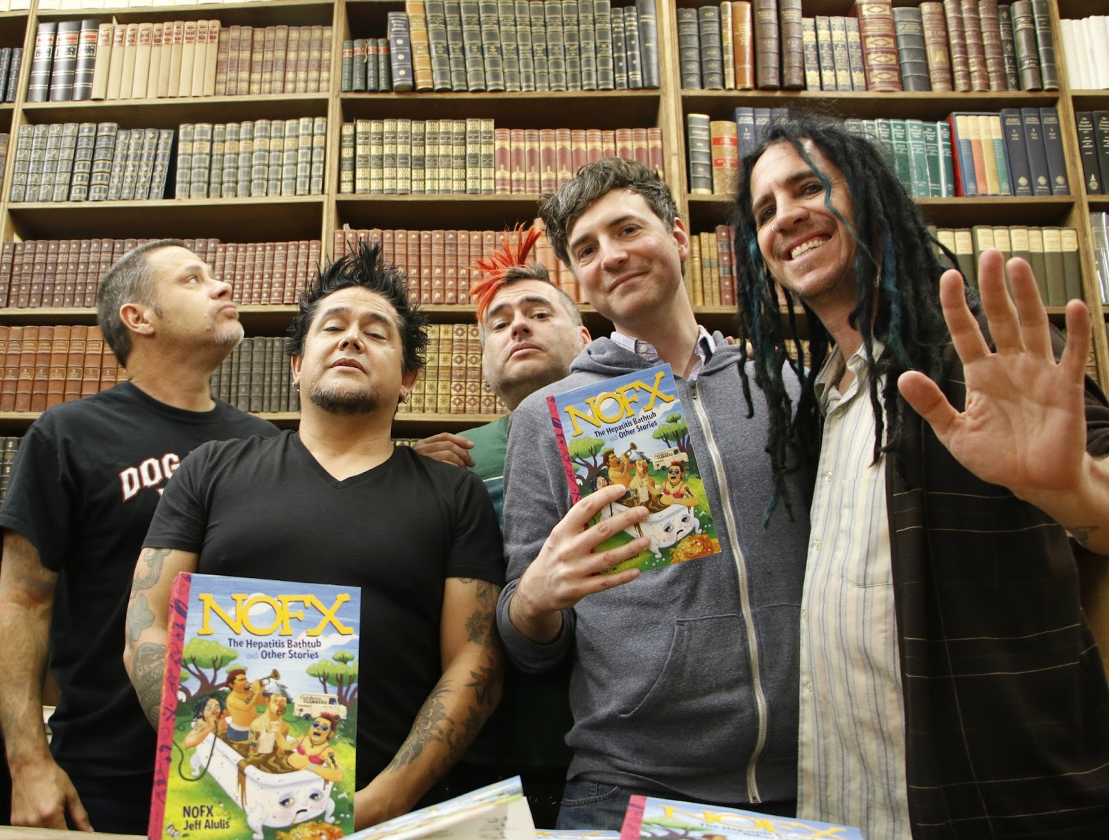 Jeff Alulis Writer Maker Ian Nofx The Hepatitis Bathtub Check In At The Doylestown Book