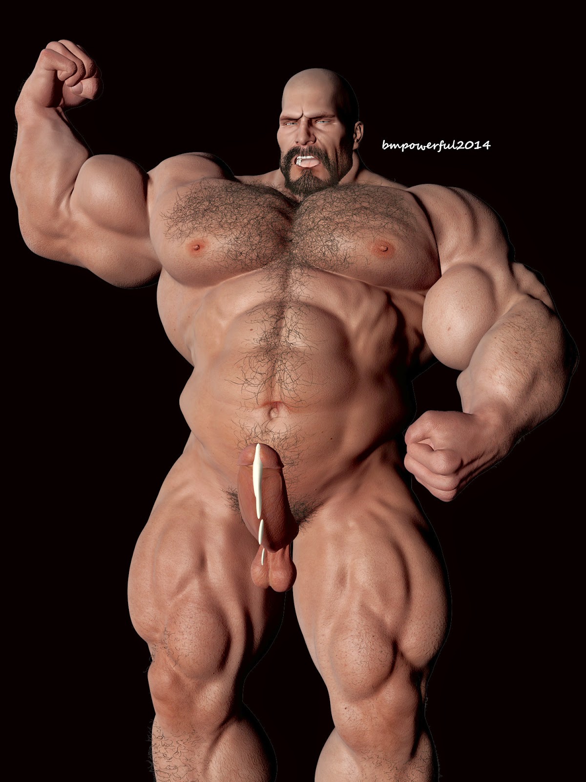 3D Gay Erotic Muscle Art Musc