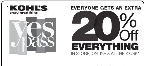 kohls coupons