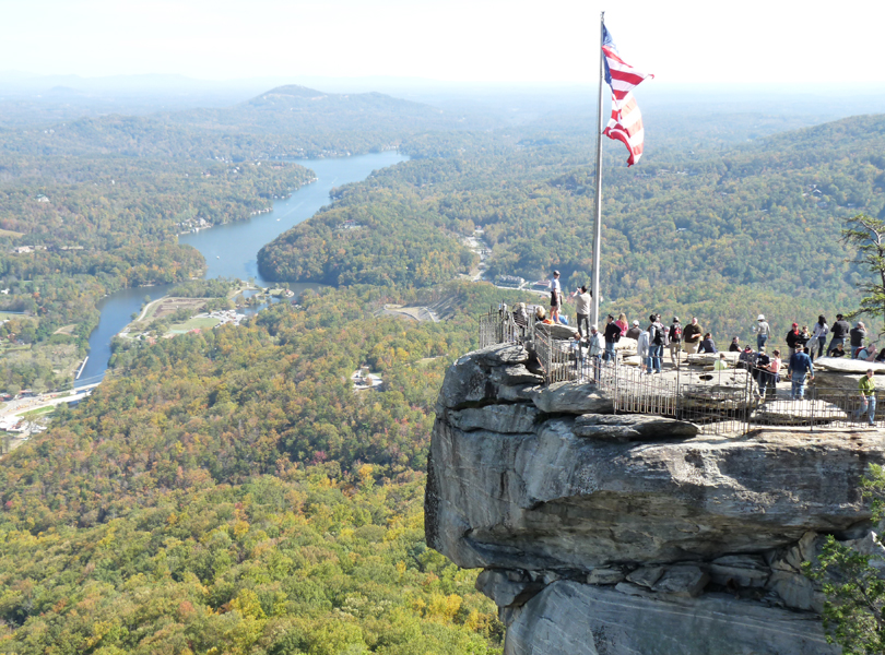 John Takes a Hike Chimney Rock State Park