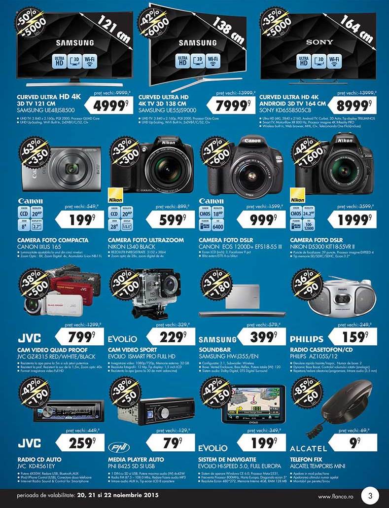 CATALOG FLANCO BLACK FRIDAY 2015 REDUCERI LA MASINI DE SPALAT