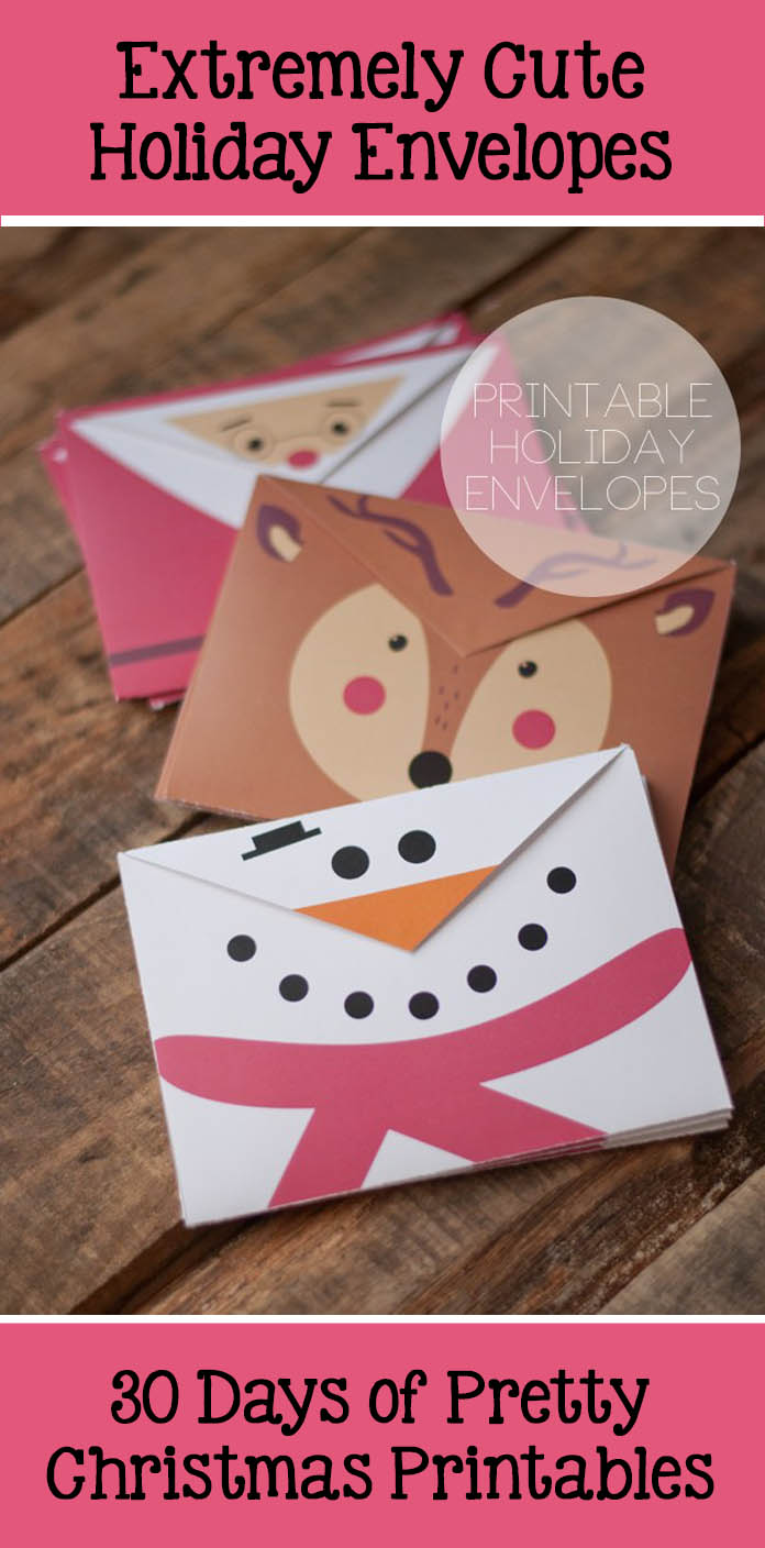Extremely cute holiday envelopes made by This Heart of Mine. Featured on GradeONEderfulDesigns.com