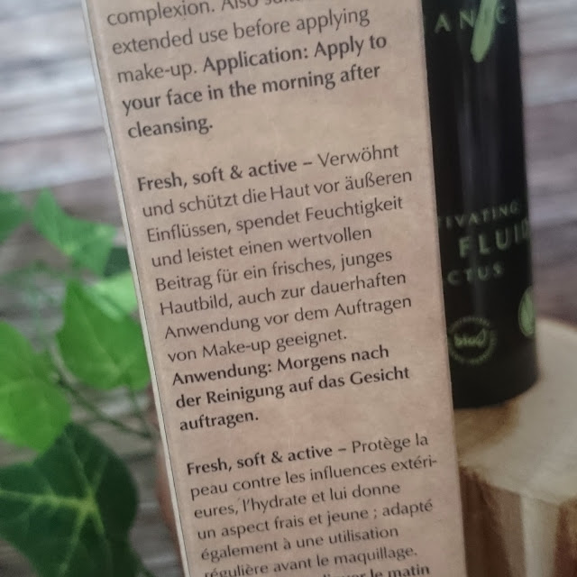 [Beauty] hej Organic - Reactivating Face Fluid Cactus