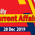 Kerala PSC Daily Malayalam Current Affairs 20 Dec 2019