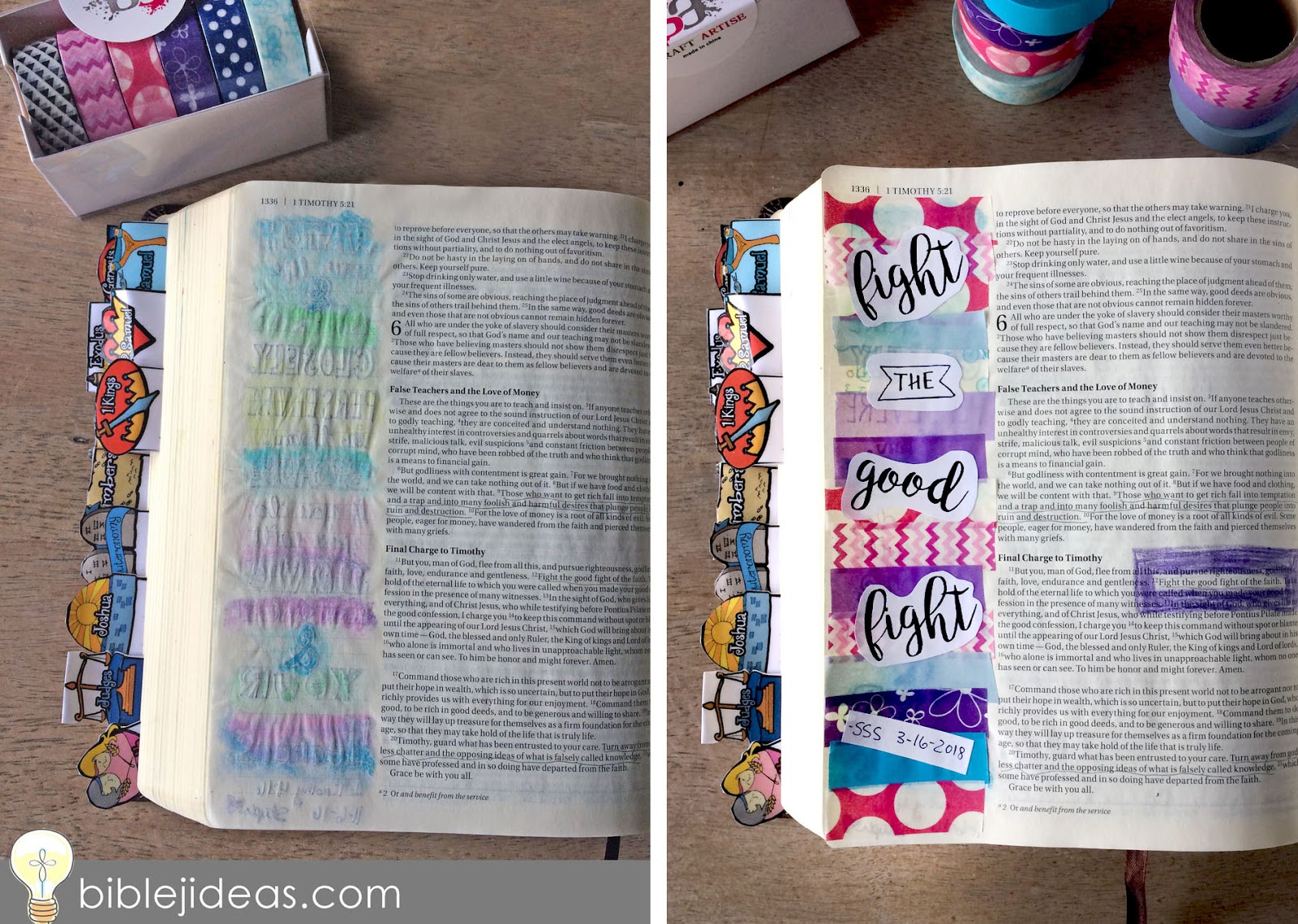 Bible Journaling Ideas Bible Journaling 7 Ways To Use Washi Tape