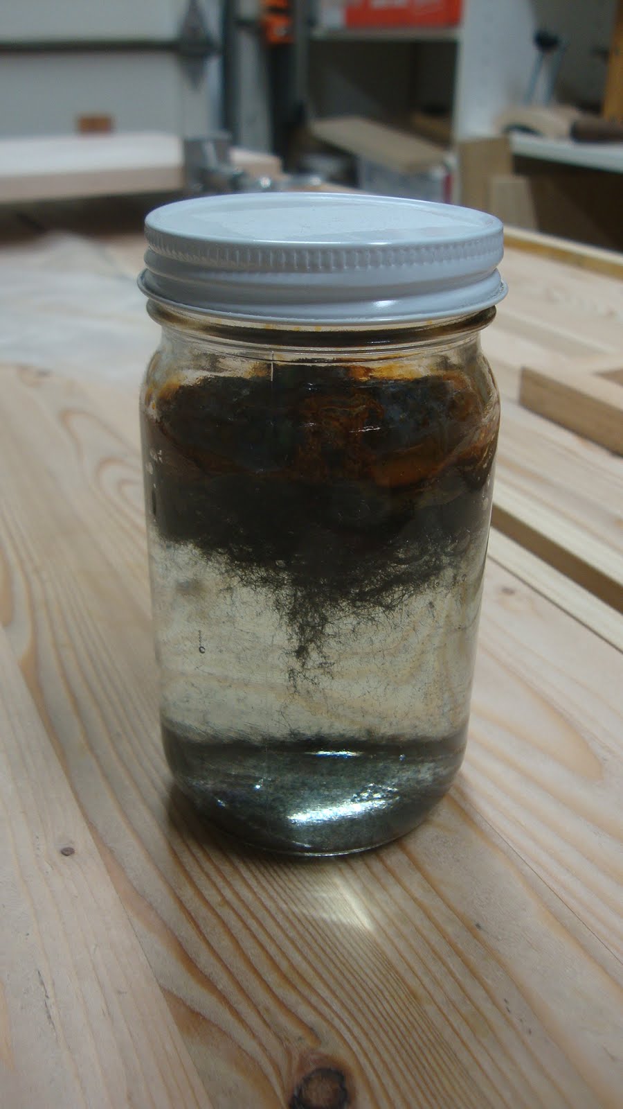 Woodworking in a Tiny Shop Ebonizing Oak An Experiment