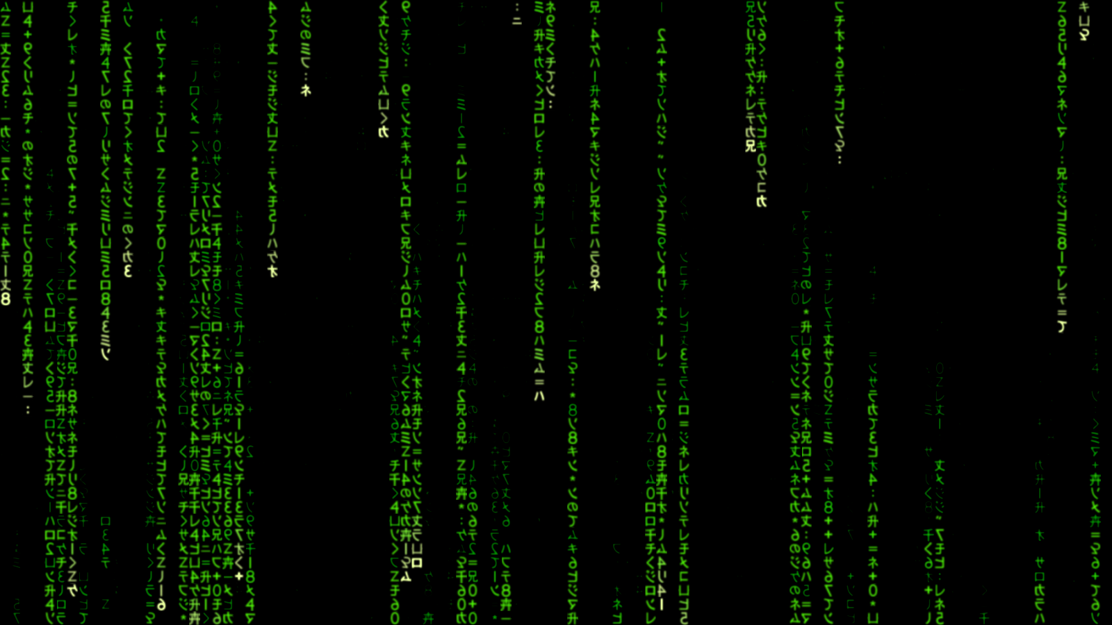 映画 マトリックス のスクリーンセーバー比較 Comparison Between Matrix Screen Savers
