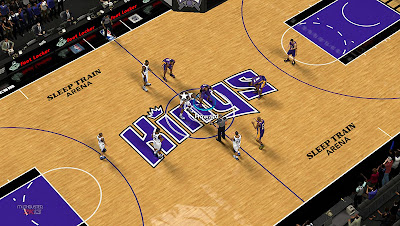 NBA 2K13 Sacramento Kings Court Patch