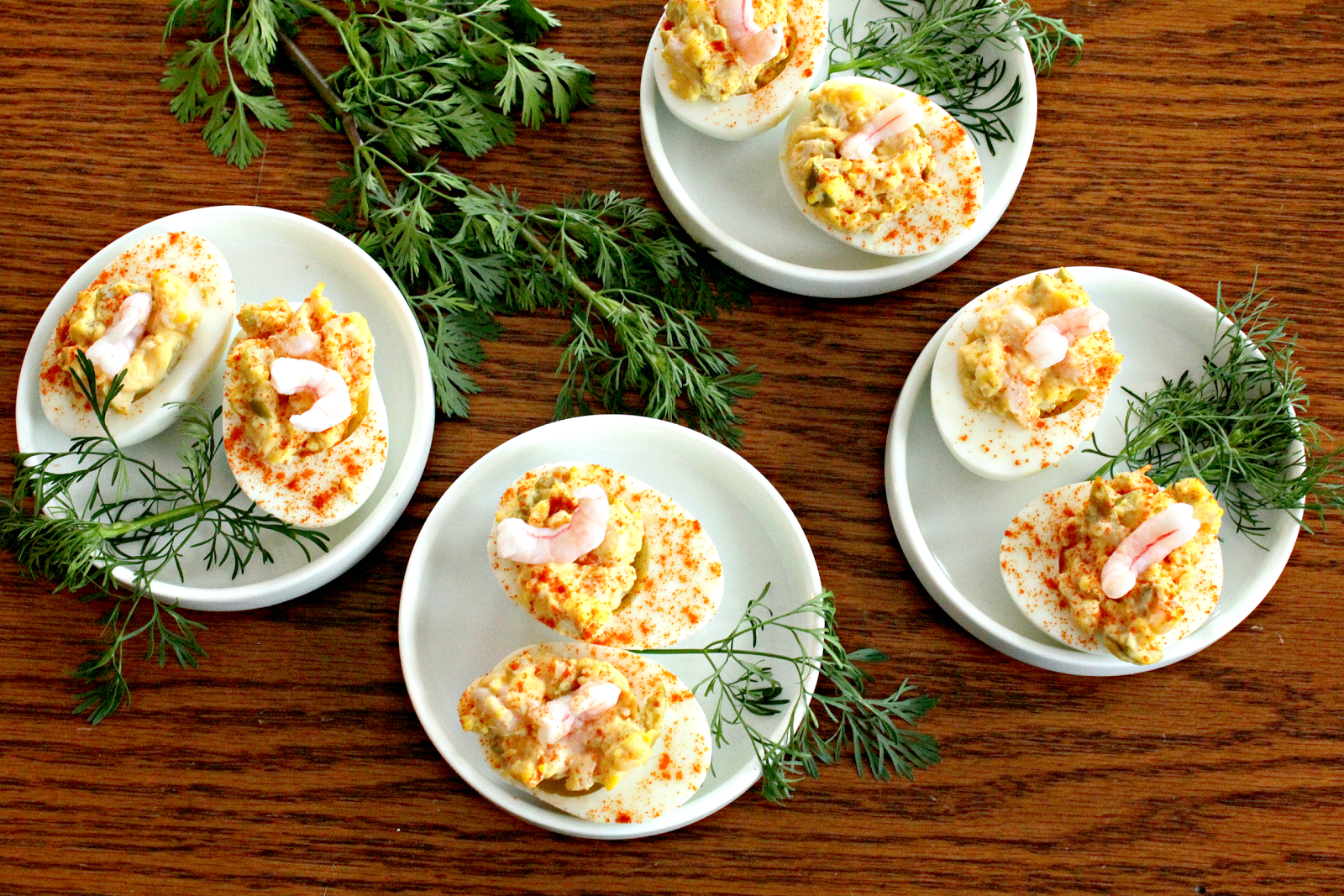 Deviled Eggs with Shrimp #SundaySupper | Our Good Life