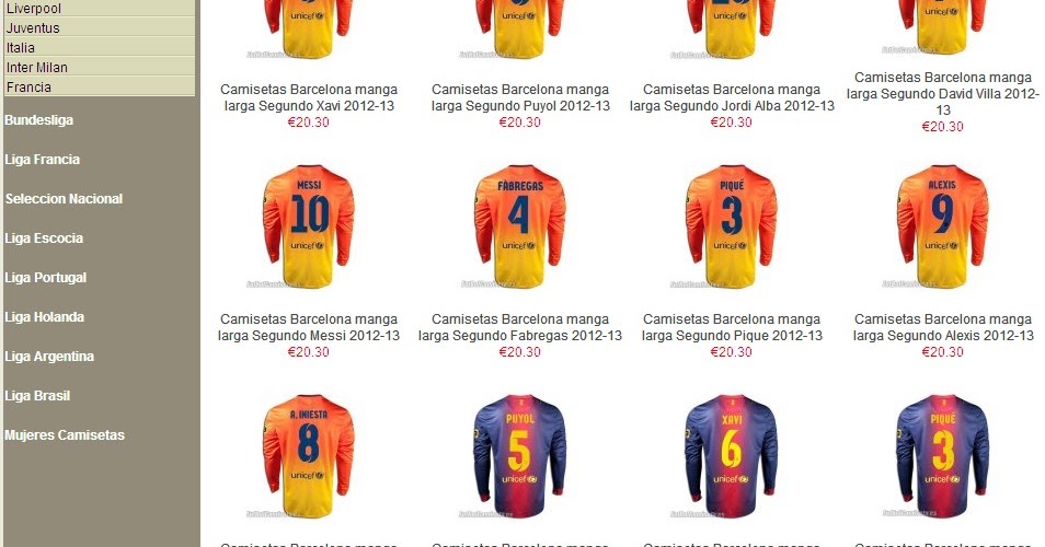 Todo sobre la nuevas camisetas de fútbol: Comprar online replicas ...