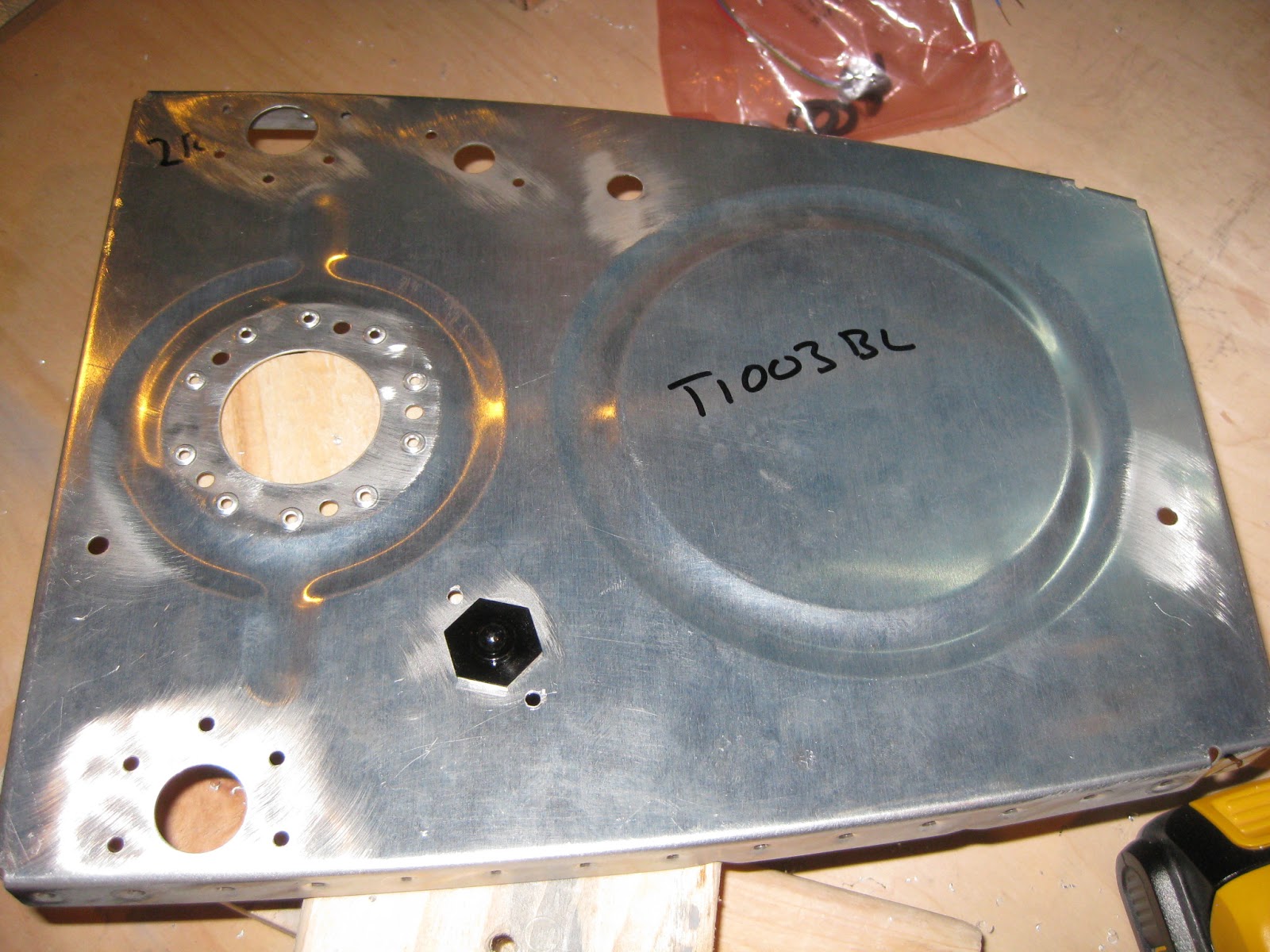 E's Van's RV14A Wings Fuel tanks. Prepping for sealant, capacitive