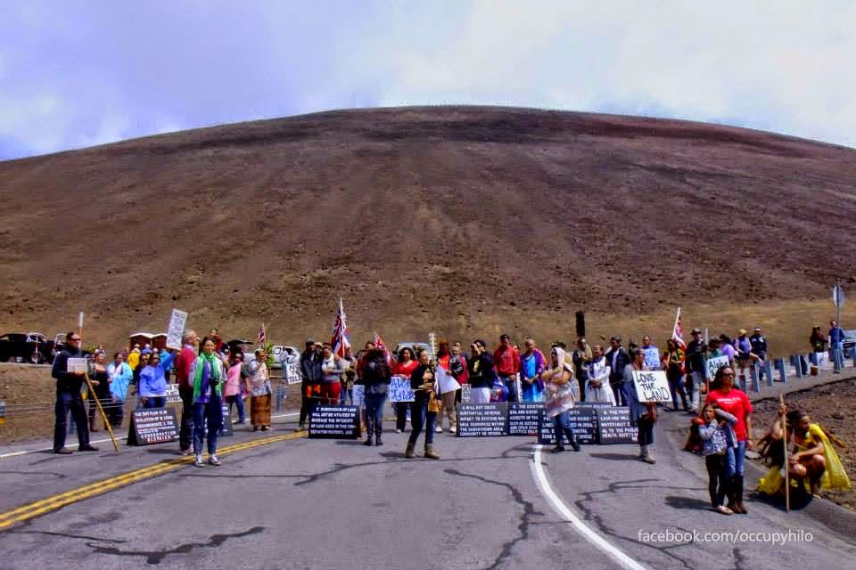 Groundbreaking ceremony for the Thirty Meter Telescope (TMT) disrupted