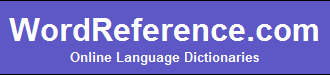 WordReference English dictionary