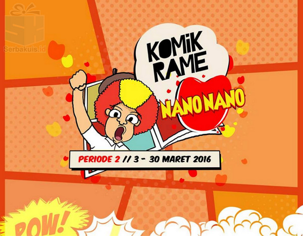 Kontes Komik Rame Berhadiah Voucher Belanja 4 Juta & Pulsa 1 Juta Kontes Komik Rame Berhadiah Voucher Belanja 4 Juta & Pulsa 1 Juta