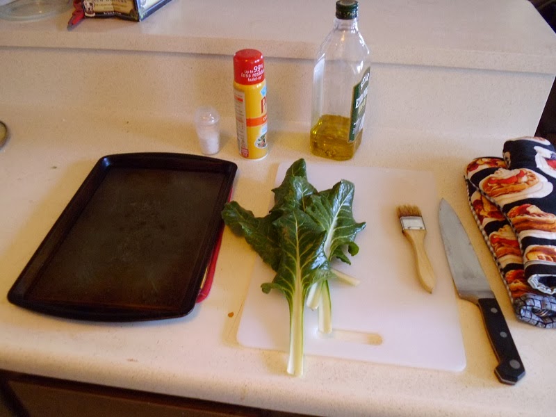 Swiss Chard Chips Ingredients