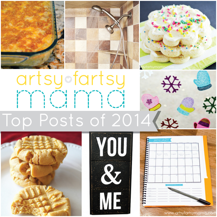 Artsy-Fartsy Mama's Top 10 Posts of 2014 at artsyfartsymama.com