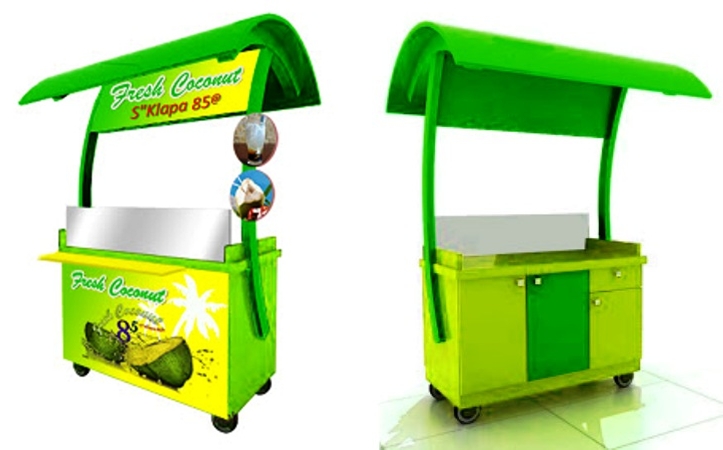 Gerobak Es Kelapa Gerobak Unik Bandung