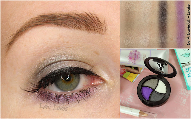 Be A Bombshell London Eyeshadow Quad Swatches & Review
